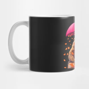 Bear with umbrella Mug